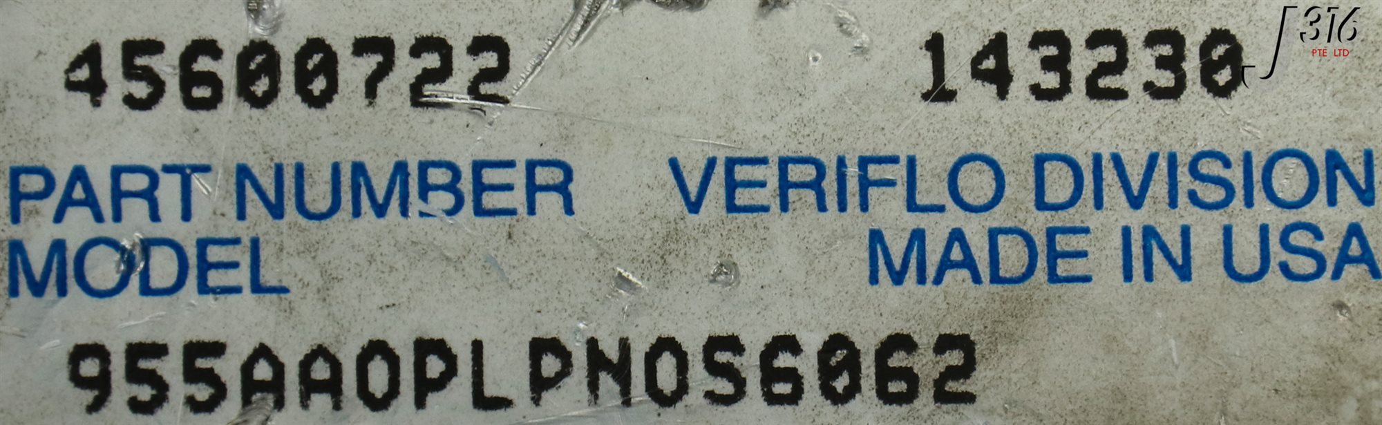 に 16962 VERIFLO DIAPHRAGM VALVES, PN: 45600722 955AAOPLPNOS6062 | eBay